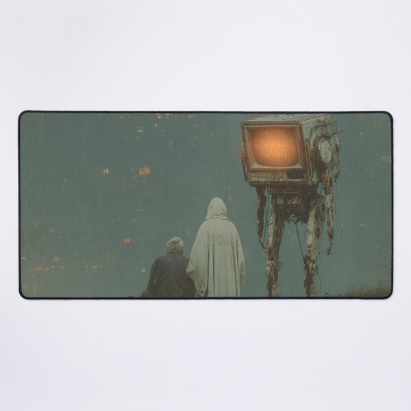Item preview, TV Robot Old People Lifestyle Art designed and sold by GrinGalore.