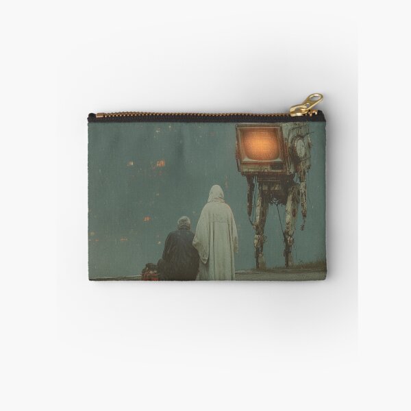 Item preview, TV Robot Old People Lifestyle Art designed and sold by GrinGalore.