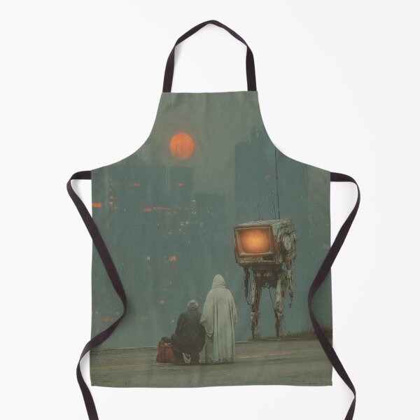 Item preview, TV Robot Old People Lifestyle Art designed and sold by GrinGalore.