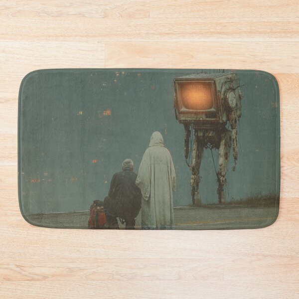 Item preview, TV Robot Old People Lifestyle Art designed and sold by GrinGalore.