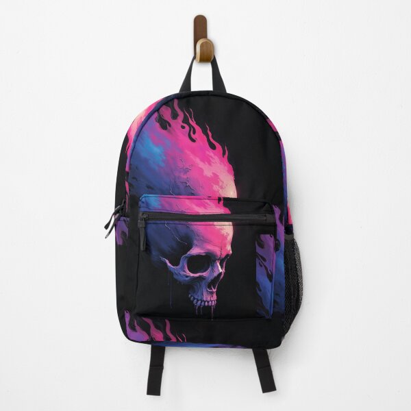 Item preview, fiery skull designed and sold by Mike Kiev art.