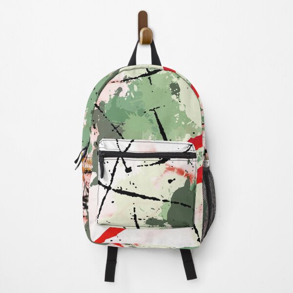Item preview, Abstract Motion – Green and Red Modern Art Design designed and sold by SANNYSTAM.