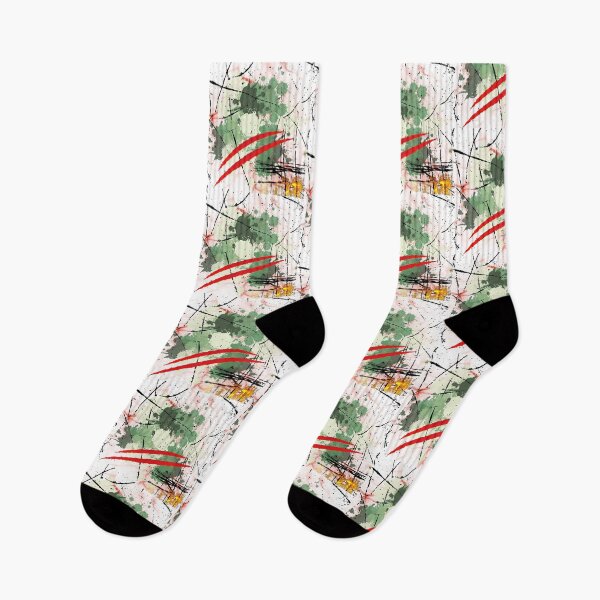 Item preview, Abstract Motion – Green and Red Modern Art Design designed and sold by SANNYSTAM.