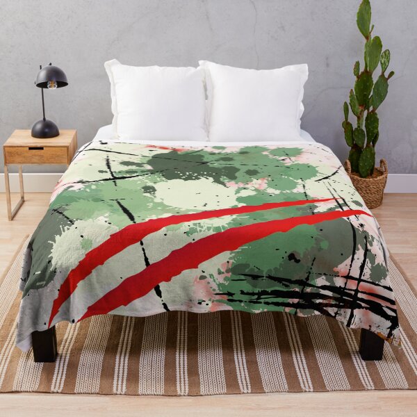 Item preview, Abstract Motion – Green and Red Modern Art Design designed and sold by SANNYSTAM.
