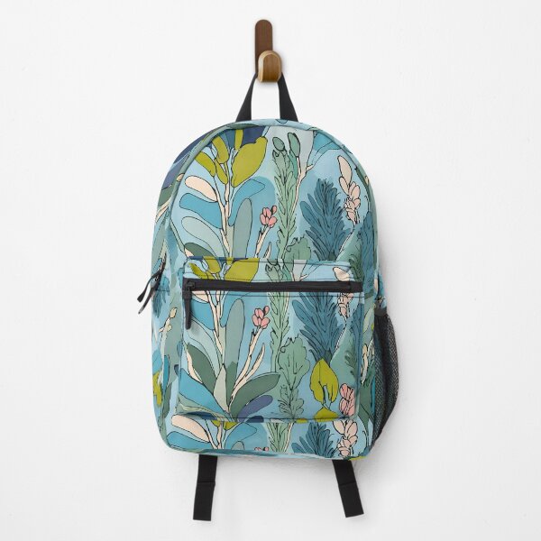 Item preview, Stylized Botanical on Blue Background designed and sold by Dream Garden.