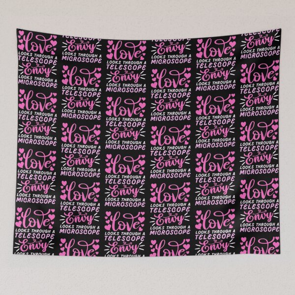Item preview, Love Looks Through a Telescope – Inspiring Love and Envy Quote designed and sold by Alfisidiq.