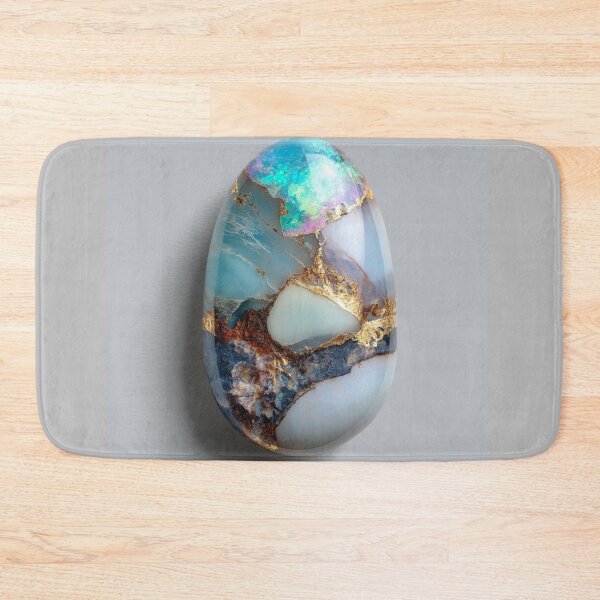 Item preview, Opalite Gemstone with Gold Veins – Iridescent Crystal Mystical Stone designed and sold by Tommy's Arts.