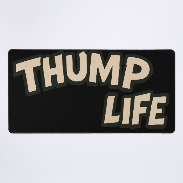 Item preview, THUMP LIFE - Skater Bunny Slogan designed and sold by SillyPawsStudio.