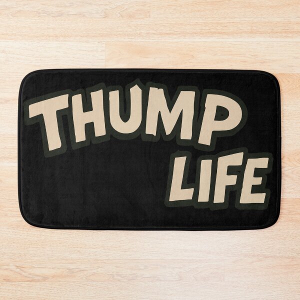 Item preview, THUMP LIFE - Skater Bunny Slogan designed and sold by SillyPawsStudio.