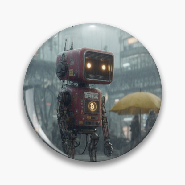 Item preview, Robot Crypto Future Art designed and sold by GrinGalore.