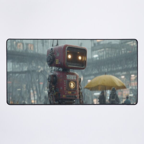Item preview, Robot Crypto Future Art designed and sold by GrinGalore.