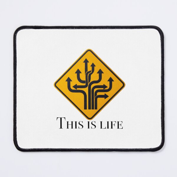 Item preview, This Is Life | Conceptual Road Sign Design About Choices designed and sold by casualnature.