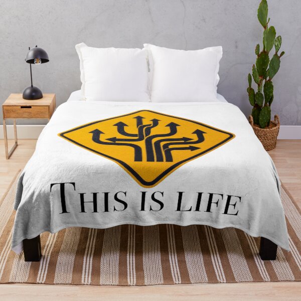 Item preview, This Is Life | Conceptual Road Sign Design About Choices designed and sold by casualnature.