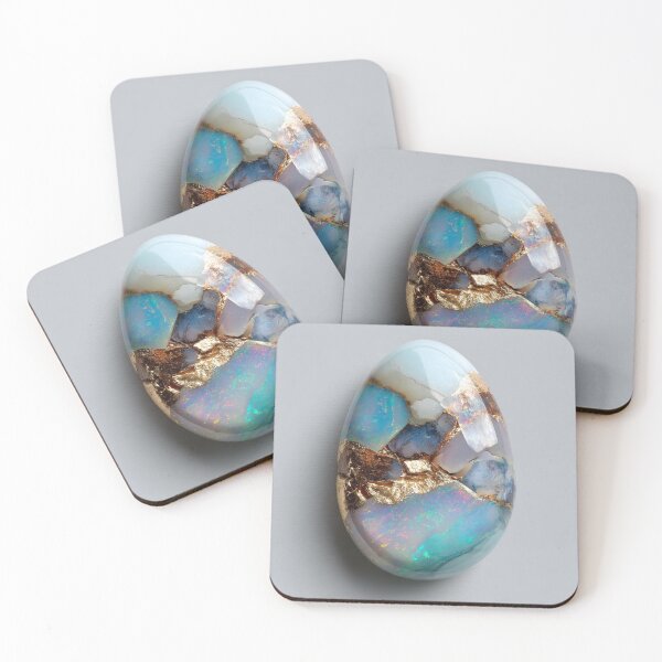 Item preview, Opalite Gemstone with Gold Veins – Iridescent Crystal Mystical Stone designed and sold by Tommy's Arts.