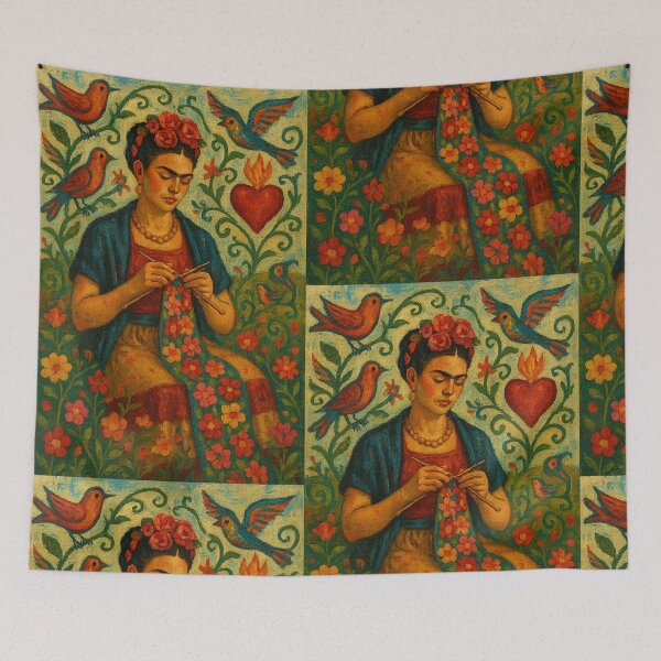 Item preview, Knitting Frida Kahlo  designed and sold by Iail Ioa.