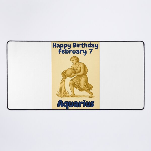 Item preview, Birthday Zodiac Sign – February 7 designed and sold by ariksworld.