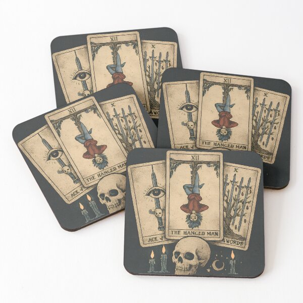 Item preview, Mystical Tarot Card and Skull Arrangement designed and sold by PandaTShirtShop.