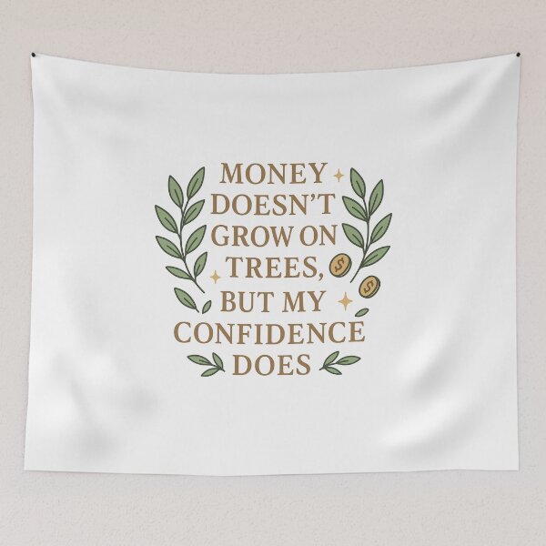 Item preview, Money Doesn’t Grow on Trees – Funny Confidence Meme Shirt designed and sold by Design Express.