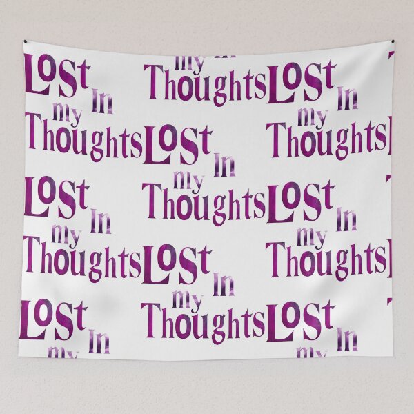 Item preview, Lost in My Thoughts - Dreamy Typography Design designed and sold by SillentDesign.