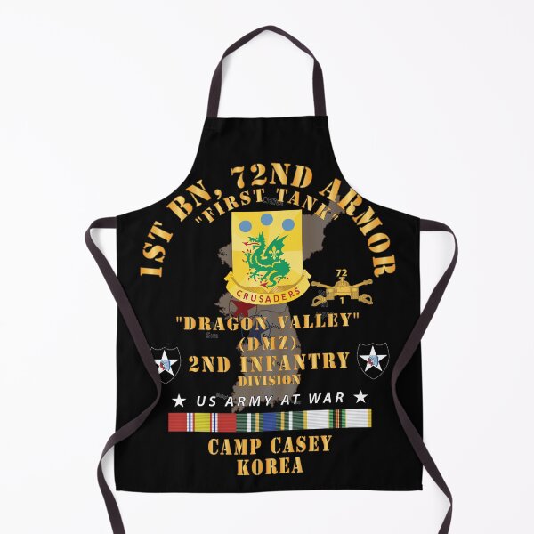 Item preview, Army - Korea Map - 1st Bn, 72nd Armor, First Tank, Dragon Valley, DMZ, 2nd Infantry Division- w KOREA - COLD SVC X 300 designed and sold by Military Insignia Products.