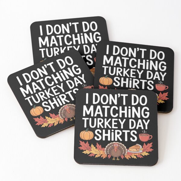 Item preview, Thanksgiving Couple I Don't Do Matching Turkey Day  designed and sold by KonstanKoraner.