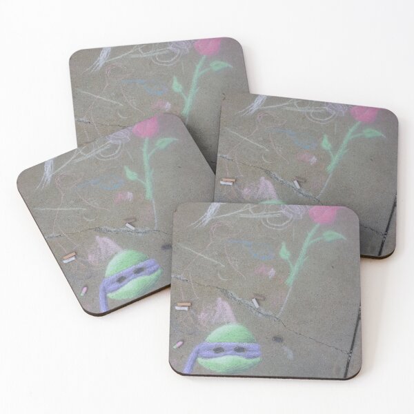 Item preview, Sidewalk Chalk Art – Rose & Ninja Turtle designed and sold by FreedomGarage.