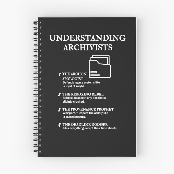 Item preview, Understanding Archivists – Four Definitions of the Archive Life – Black					 designed and sold by PsyFlow35.