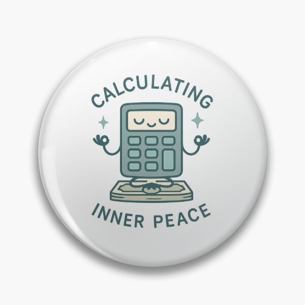 Item preview, Calculating Inner Peace – Meditating Calculator Meme Shirt designed and sold by Design Express.