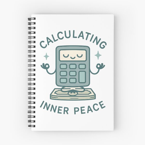 Item preview, Calculating Inner Peace – Meditating Calculator Meme Shirt designed and sold by Design Express.
