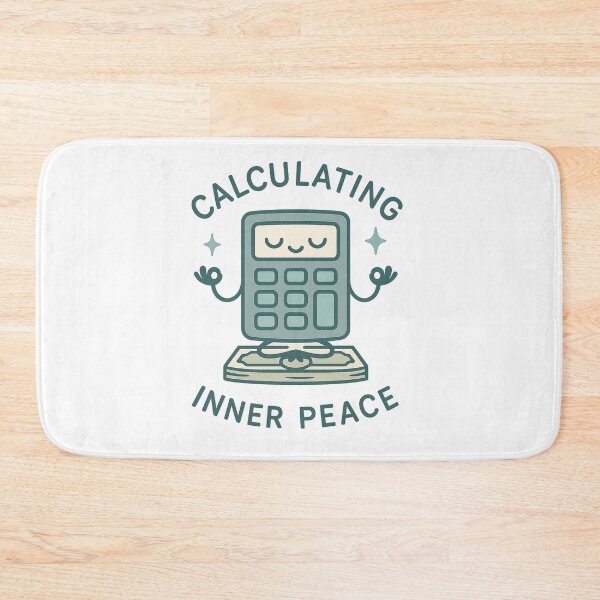 Item preview, Calculating Inner Peace – Meditating Calculator Meme Shirt designed and sold by Design Express.