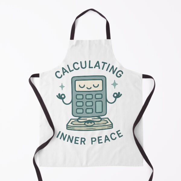 Item preview, Calculating Inner Peace – Meditating Calculator Meme Shirt designed and sold by Design Express.