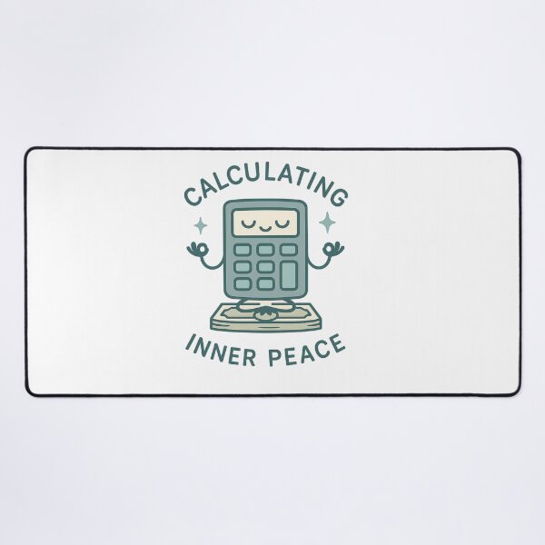 Item preview, Calculating Inner Peace – Meditating Calculator Meme Shirt designed and sold by Design Express.