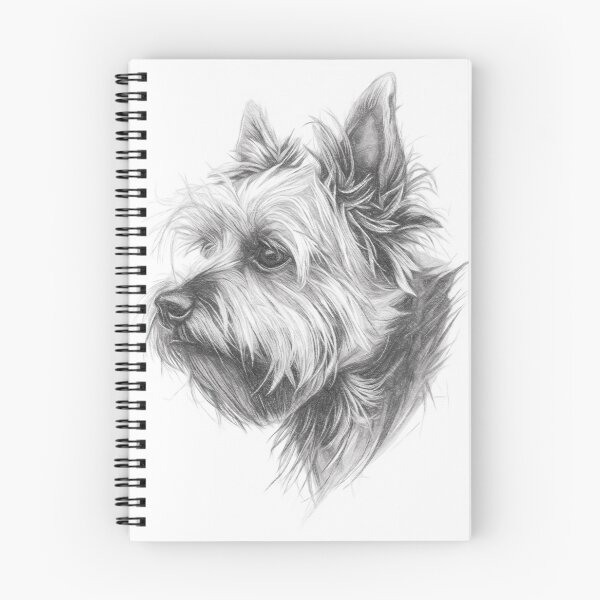 Item preview, Yorkshire Terrier Pencil Sketch designed and sold by Leon Woods Pencil Art.