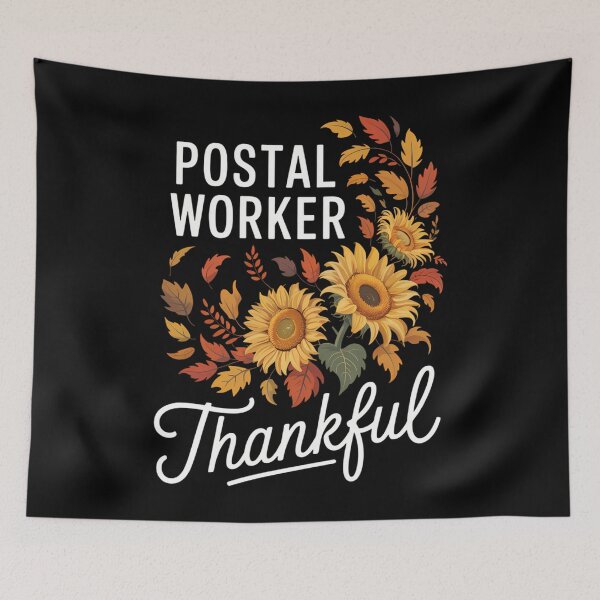 Item preview, Postal Worker Thankful Thanksgiving designed and sold by Sea4Adventures.