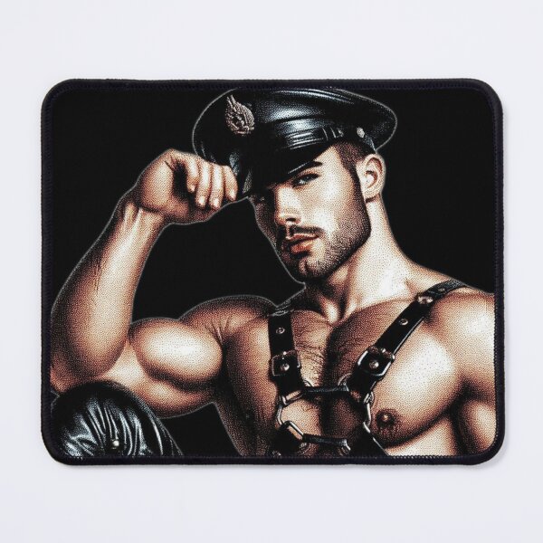 Item preview, Gay Leather Bar Pride "Sweat" Leather Bar San Francisco Pride Graphic Design designed and sold by ItsAKinkThing.