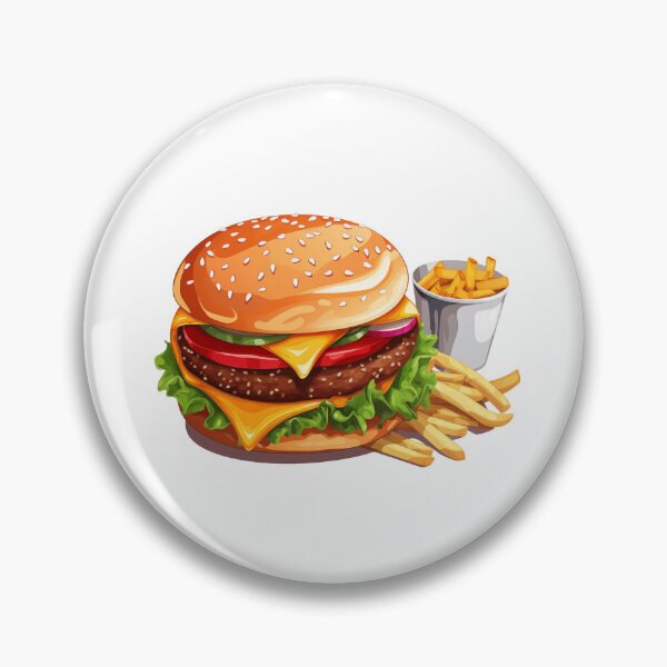 Item preview, Classic Burger Fries designed and sold by New-School-Wave.