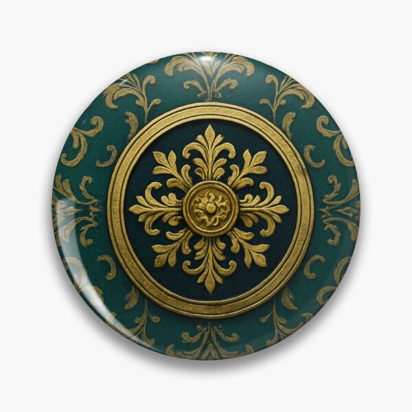 Item preview, Teal & Gold-Black Antiqued Baroque designed and sold by DesignsByPrnces.