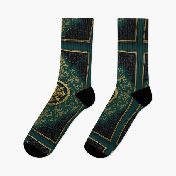 Item preview, Teal & Gold-Black Antiqued Baroque designed and sold by DesignsByPrnces.