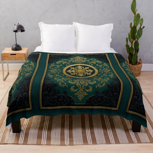 Item preview, Teal & Gold-Black Antiqued Baroque designed and sold by DesignsByPrnces.