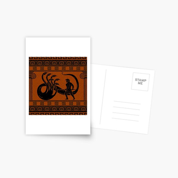 Hercules vs Hydra Postcard