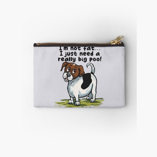Item preview, Fat Poo Funny Cartoon Jack Russell Dog designed and sold by Anne Park.