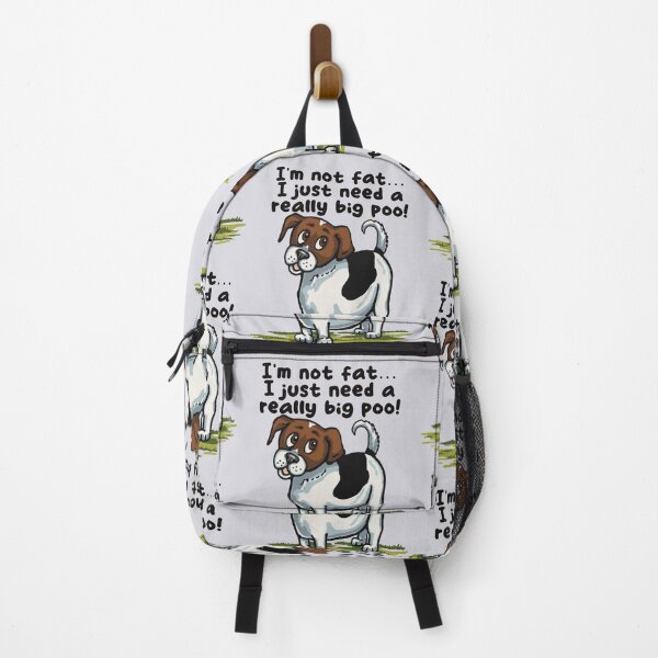 Item preview, Fat Poo Funny Cartoon Jack Russell Dog designed and sold by Anne Park.