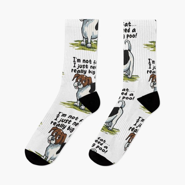 Item preview, Fat Poo Funny Cartoon Jack Russell Dog designed and sold by Anne Park.