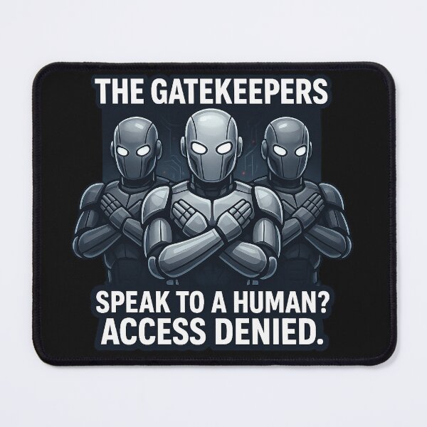 Item preview, The Gatekeepers – Access Denied (Corporate Dystopia Parody) designed and sold by Ash//Stewart.