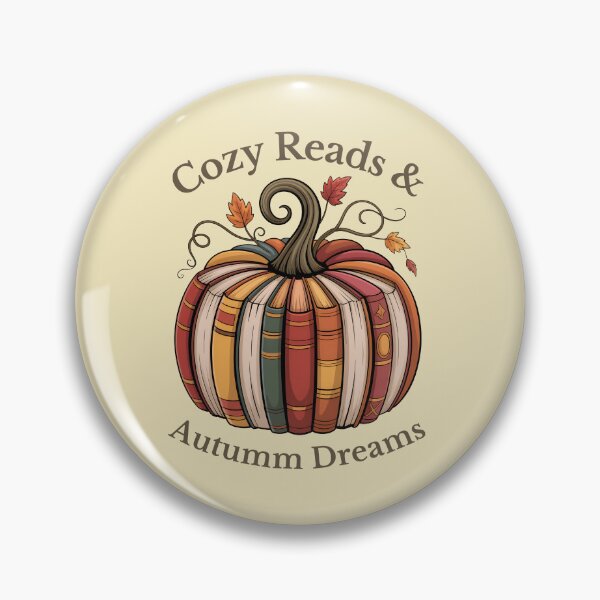 Item preview, Cozy Reads & Autumn Dreams Book Pumpkin Fall Design designed and sold by PrintandJoy.