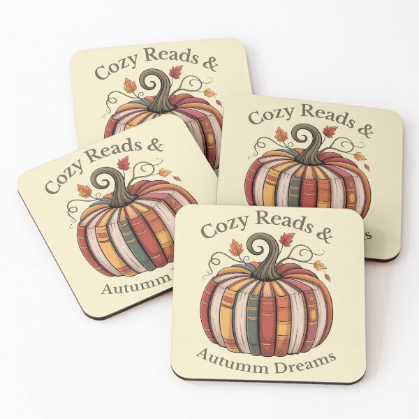 Item preview, Cozy Reads & Autumn Dreams Book Pumpkin Fall Design designed and sold by PrintandJoy.