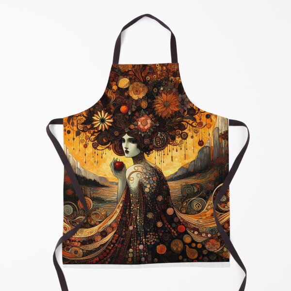 Item preview, Autumn Bonnet | Golden Autumn Portrait & Seasonal Art Print  designed and sold by Stoneflower-Art.