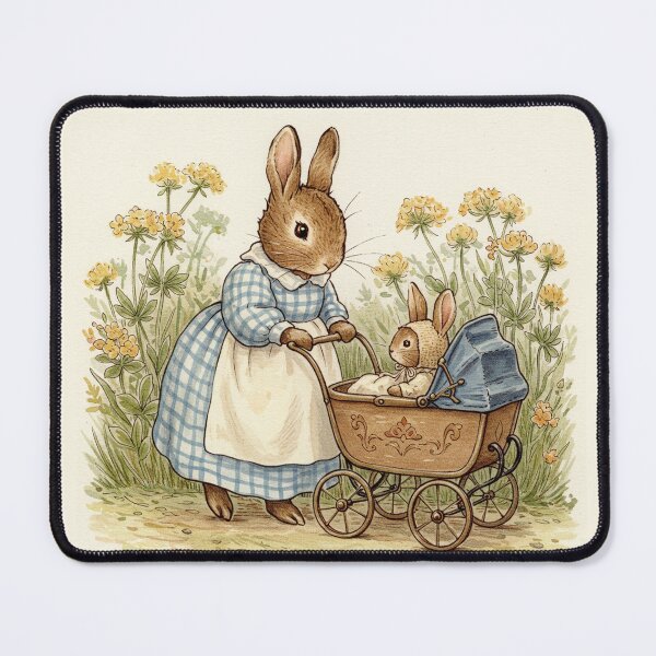 Item preview, Morning Walk with Baby Bunny designed and sold by Pasteltone.