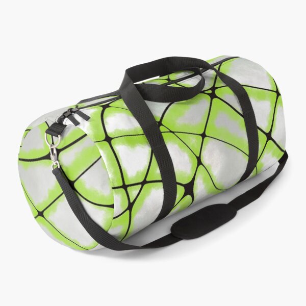 Item preview, Vibrant Green Neural Network Abstract: Ethereal Synaptic Web on Cloudy Gray Background designed and sold by Vikiink.