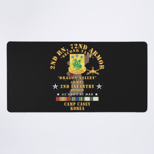 Item preview, Army - Korea Map - 2nd Bn, 72nd Armor, Second Tank, Dragon Valley, DMZ, 2nd Infantry Division- w KOREA - COLD SVC X 300 designed and sold by Military Insignia Products.